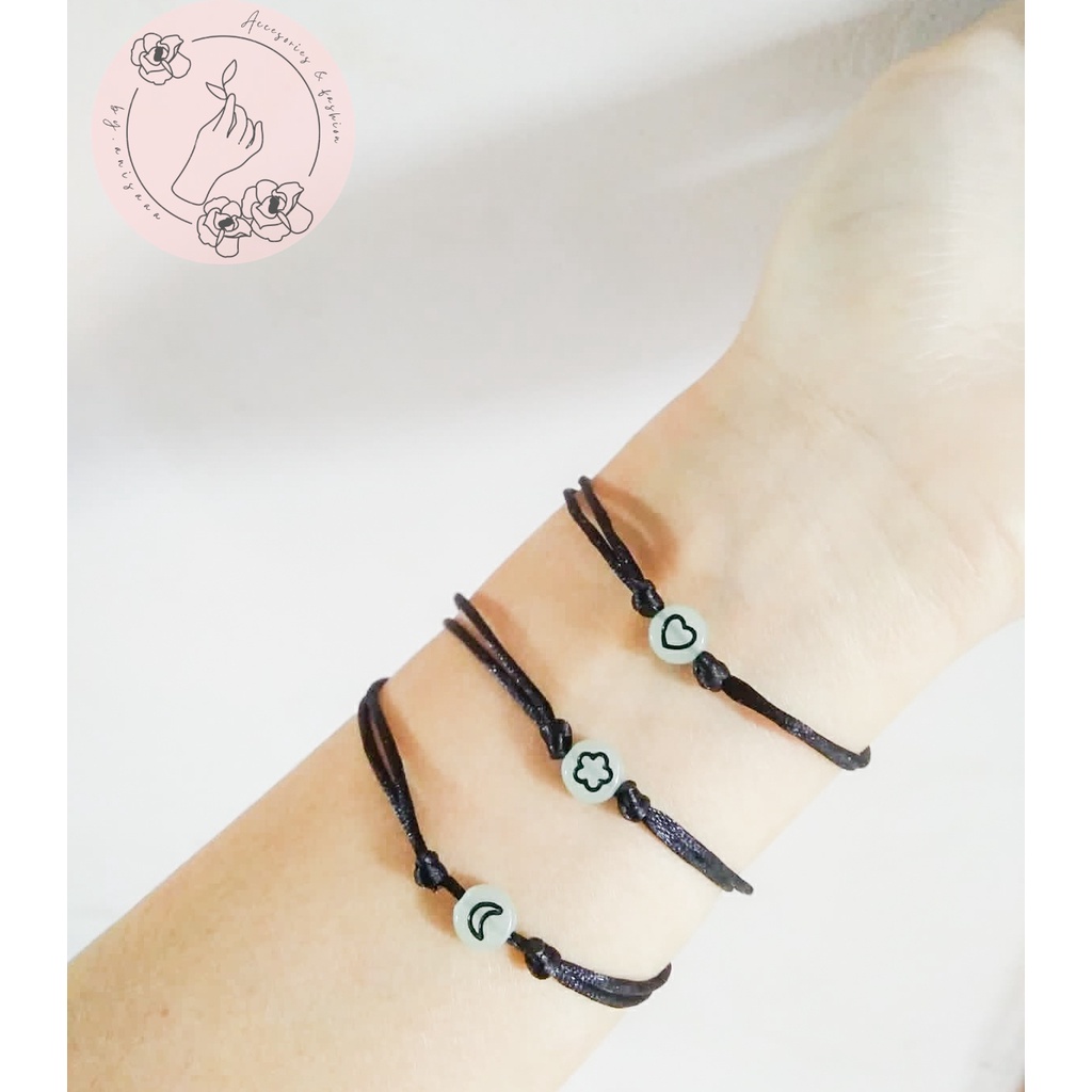 gelang glow in the dark | gelang aesthetic | glow in the dark | gelang | gelang tangan wanita | kado