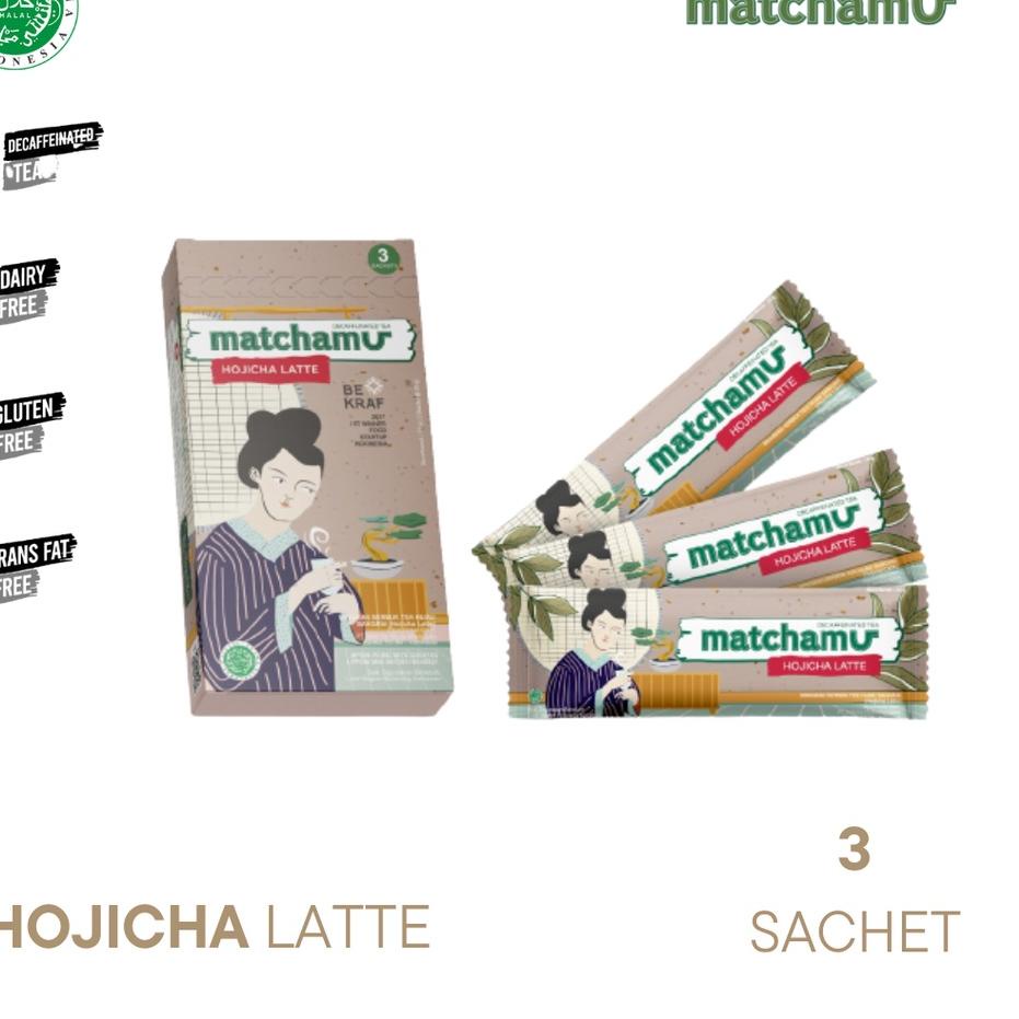 

5.5 Brand/[COD]/5.5 Flash Sale/「Mall✔️」/Discount Today Matchamu Hojicha Latte Box of 3 Free Ongkir