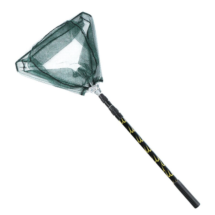 Jaring Pancing Penangkap Ikan Net Triangle Shape with Rod 1.5M - L280