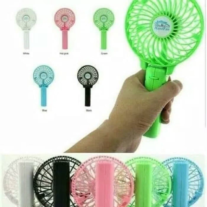 Mini fan Handy / kipas lipat/ kipas angin portable / kipas tangan / kipas baterai / kipas genggam