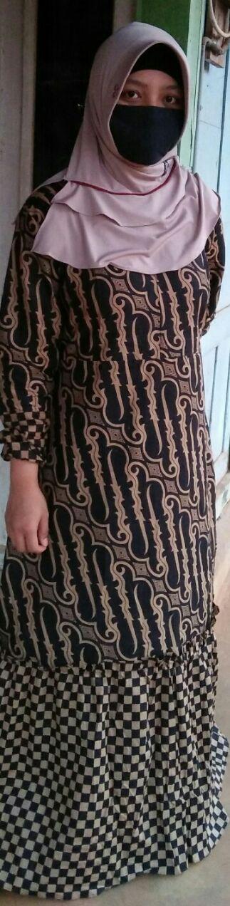 Gamis Batik Manggar,sekar,cantik, Kubis,kupu,padi,daun/cod