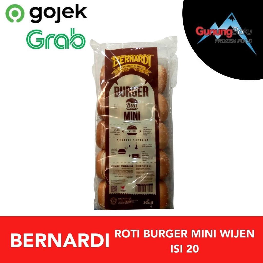 

BERNARDI ROTI BURGER MINI WIJEN ISI 20 PCS