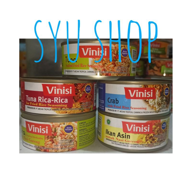 

Vinisi bumbu nasi goreng tuna rica kepiting rajungan crab ikan asin seafood