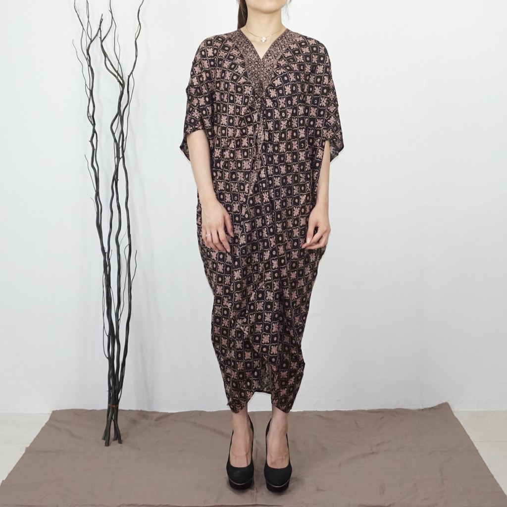 Batik wanita modern dress batik Kaftan - Kaftan 01