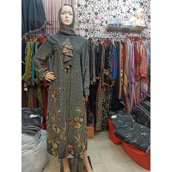 Hikmat C7747 [Green dan Maroon], Original Hikmat