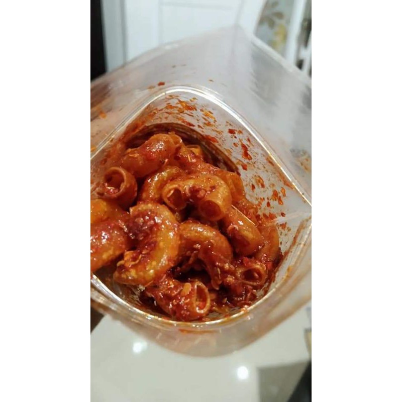 

makroni bawang pedass