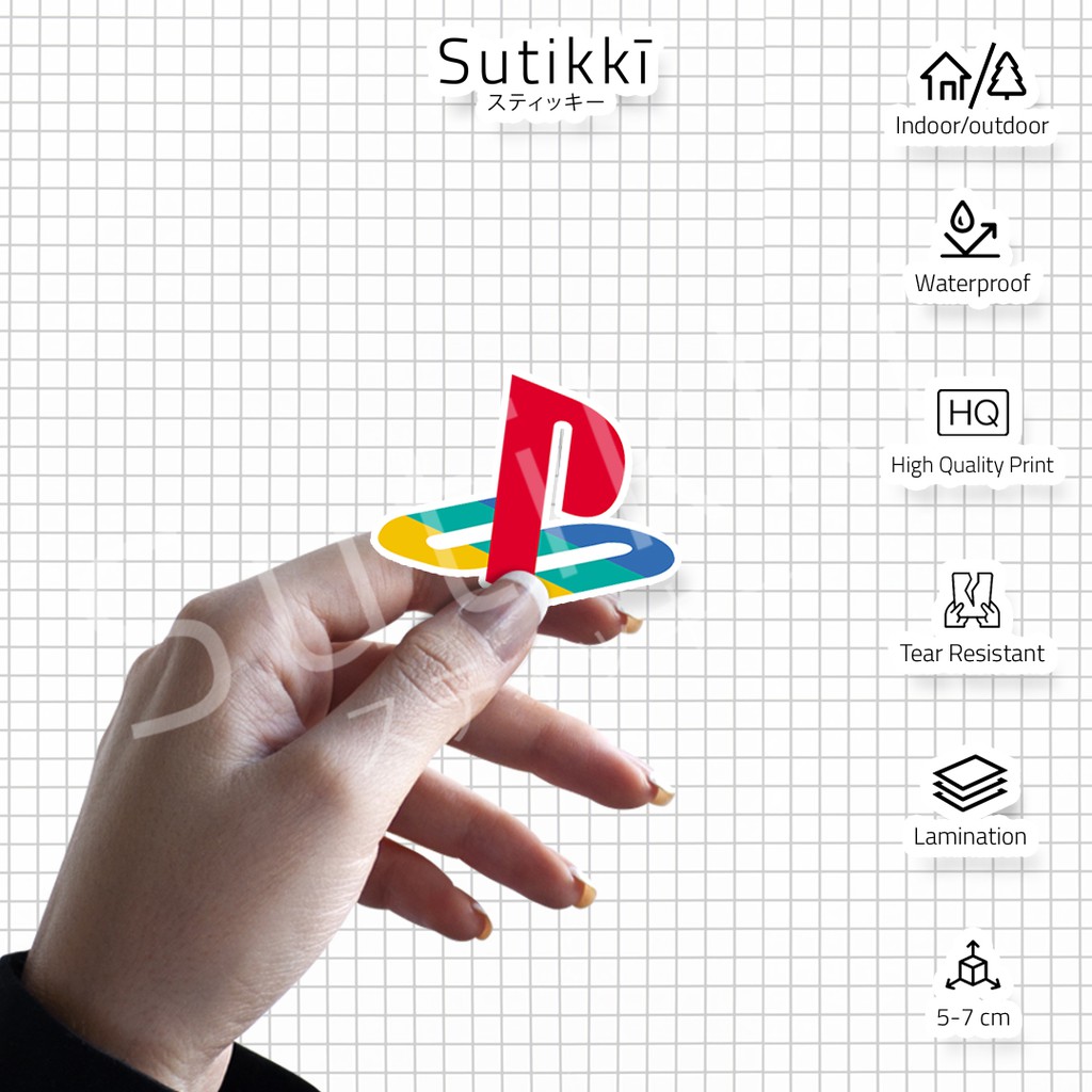 Sutikki | Sticker Pack Logo 5th Generation Video Game Console Vintage Stiker Laptop Vinyl Aesthetic