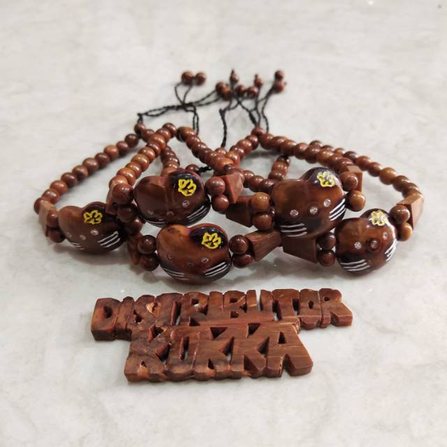 ( SUPER MURAH ) Grosir 5 pcs gelang kokka kaukah kaokah fukakah koka hello kitty dewasa coklat
