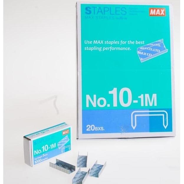 

NEW Staples / Isi Stapler Max No.10 (20 kotak kecil)