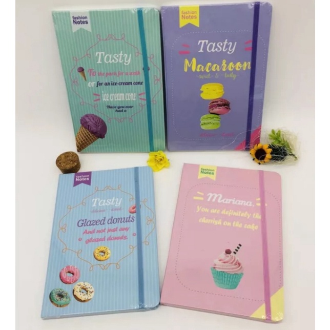 

BUKU AGENDA TALI / NOTEBOOK DESSERT / BUKU CATATAN FANCY UKURAN A5 ( 20.5 X 14 CM ) NA5887