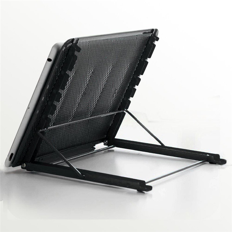 {LUCKID}Portable Adjustable Laptop Notebook Table Stand Tray Lazy Foldable Computer Desk