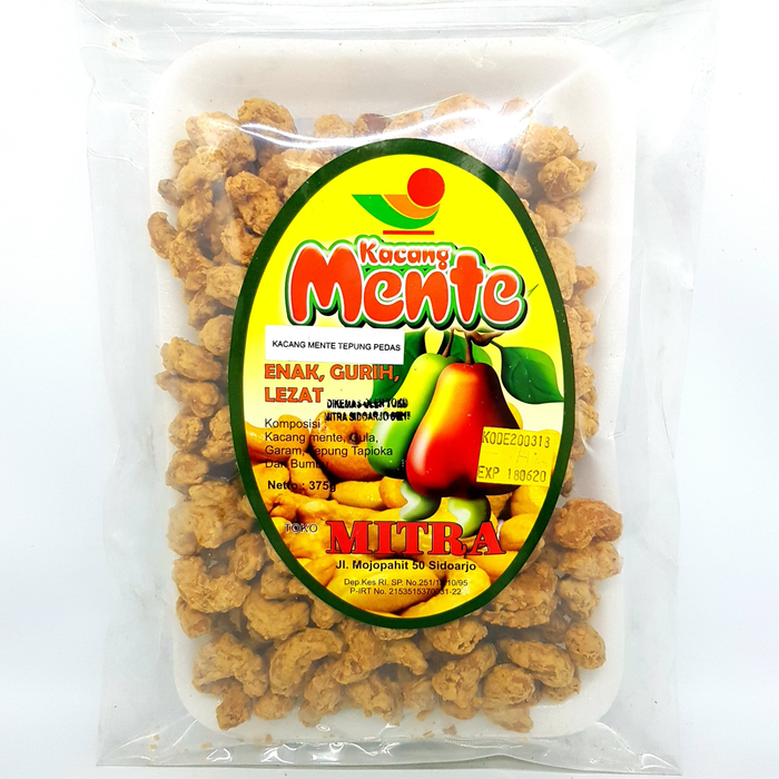 

MITRA KACANG MENTE TEPUNG PEDAS 375gr | MEDE CASHEW SIDOARJO SURABAYA