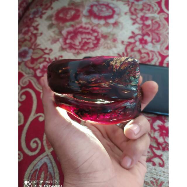 GELANG AKAR BAHAR MERAH JUMBO