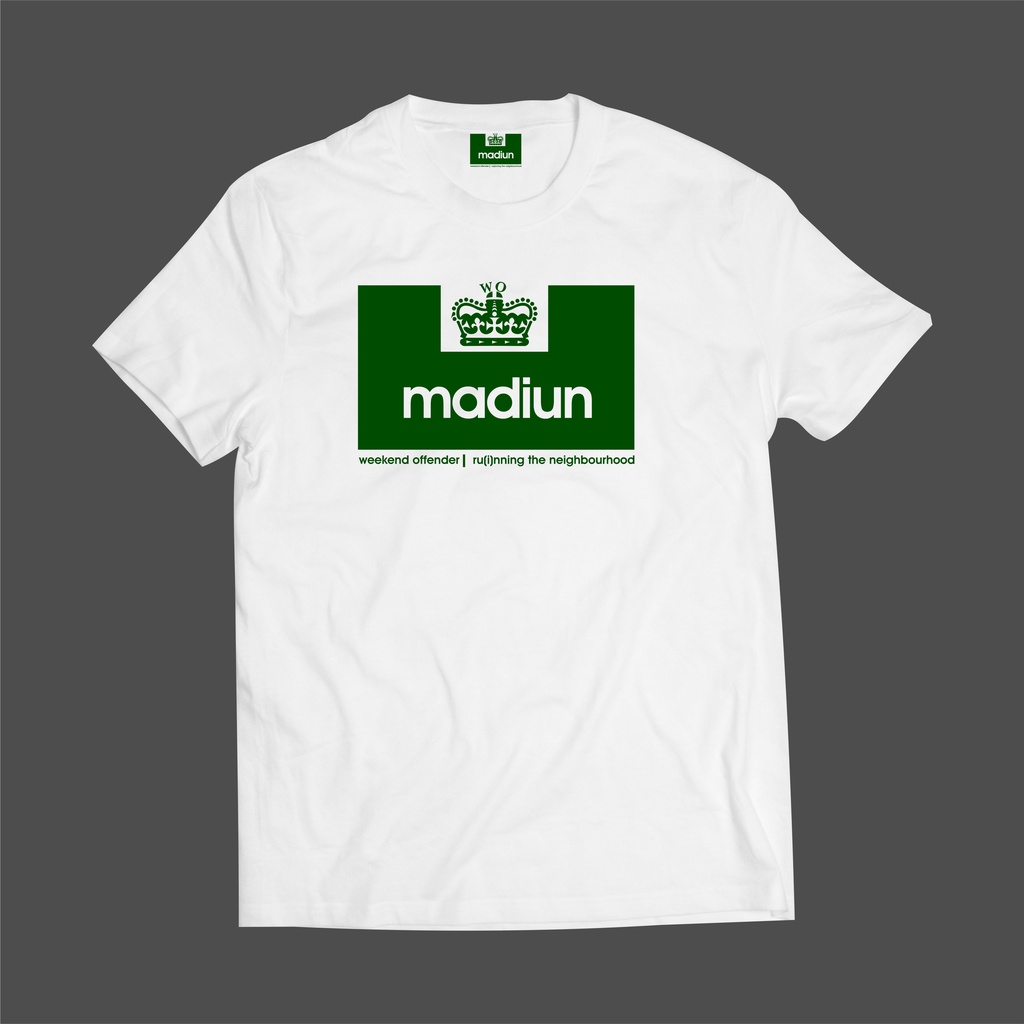 Tshirt Madiun Casual Weekend Offender Kaos Distro Terbaru Custom Satuan Murah Combed 30s Premium