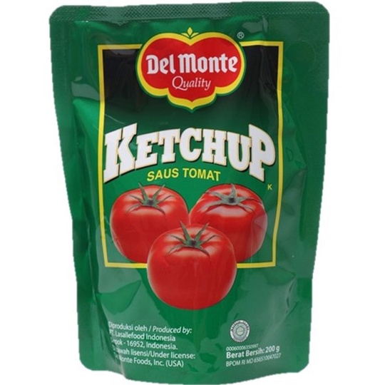 

DELMONTE Ketchup Saus Tomat 200gr