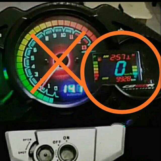Cb150R Paket modif sticker lcd speedometer Cb 150 R