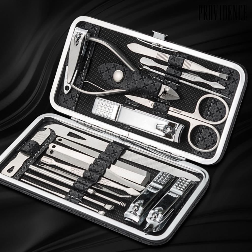 1 Set Alat Pemotong Kuku Bahan Stainless Steel Untuk Manicure Pedicure