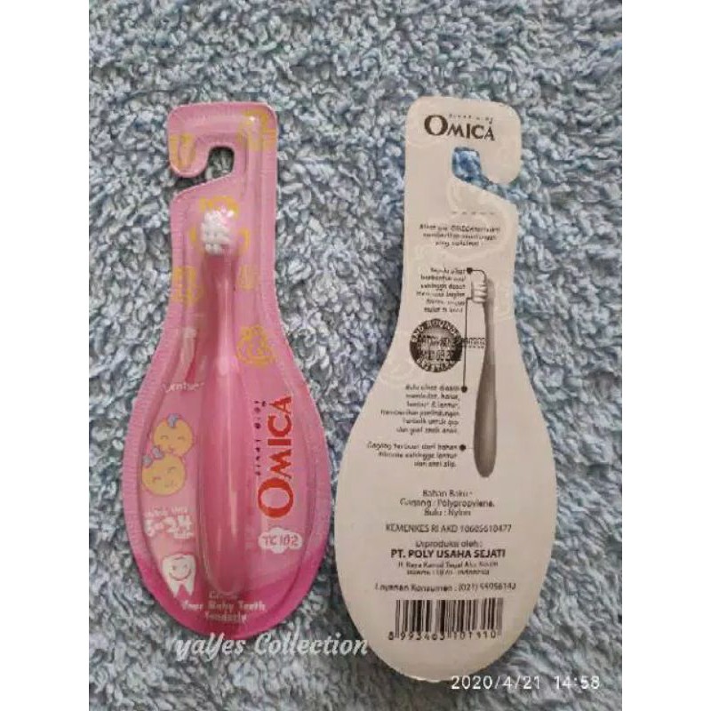 BISA COD Sikat gigi omica 6-24 bulan sikat baby anak bayi 1+ tahun tooth brush