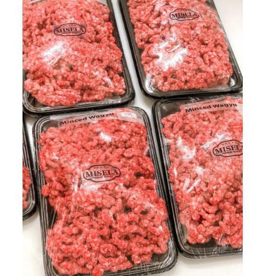 

Minced wagyu beef