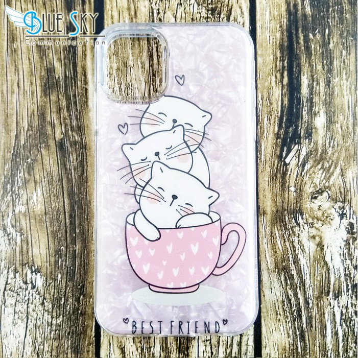 CASING PREMIUM 3CAT SOFTCASE HARDCASE ANTICRACK BENING MOTIF IPHONE 11