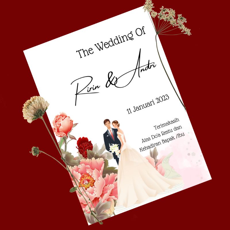 Kartu / Voucher Souvenir | Kartu Pengambilan Makanan | Kartu Ucapan |