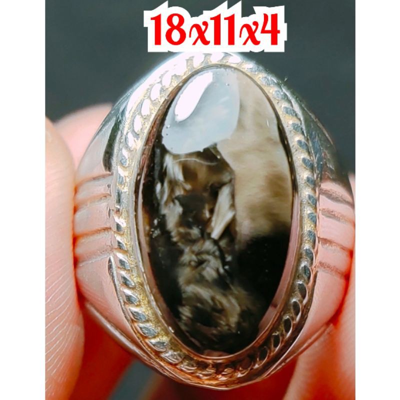 batu akik bulu macan lumajang