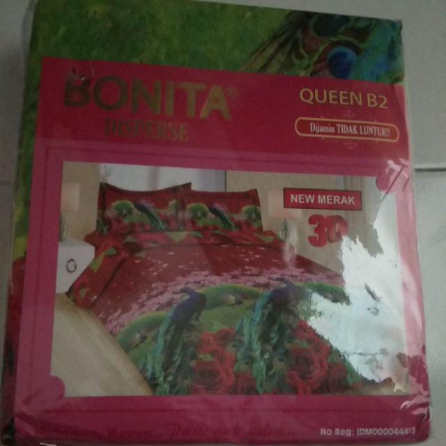 Sprei Bonita Tulip Pink/ New Merak / Batik Persia 180 B2