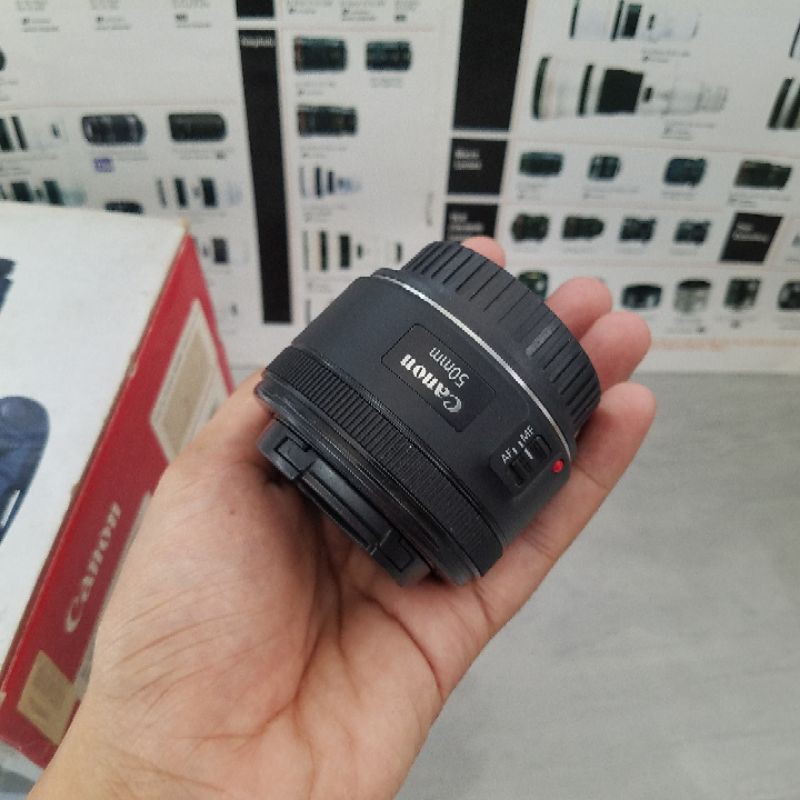 Lensa fix canon 50mm STM