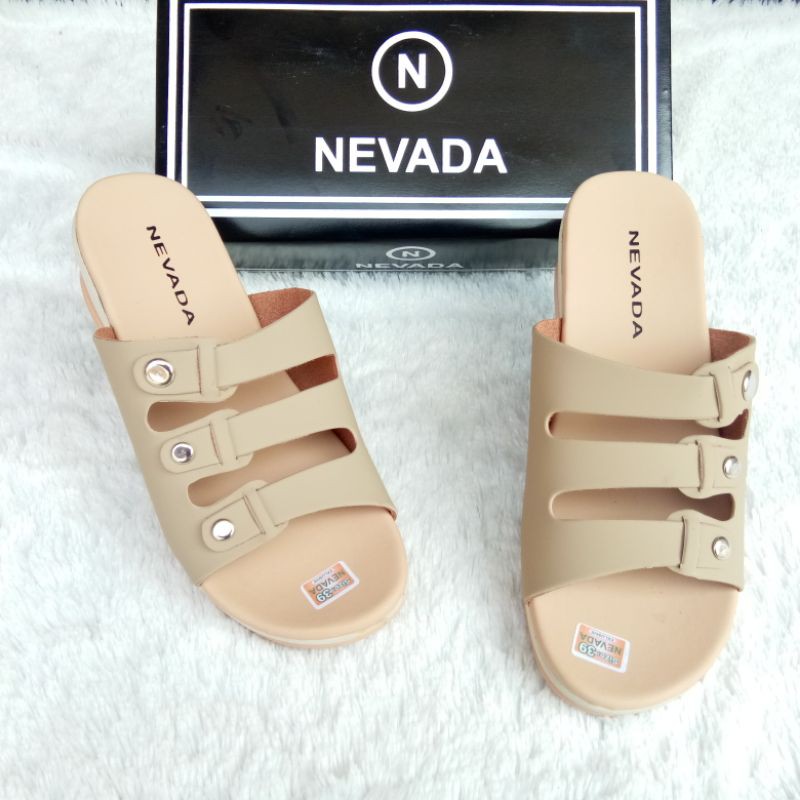 Sandal Wanita Wedges Slop NVada ST