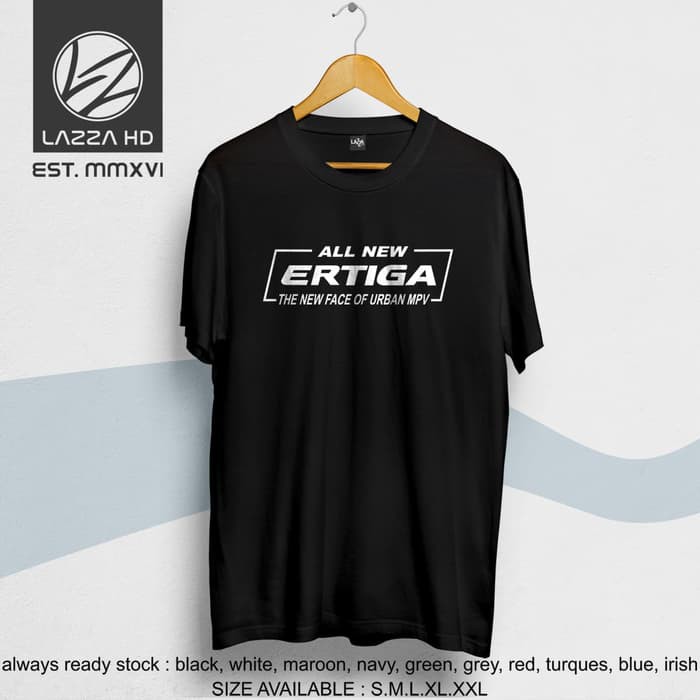 Kaos / Tshirt Distro Mobil Suzuki All New Ertiga Logo Kualitas Terbaik