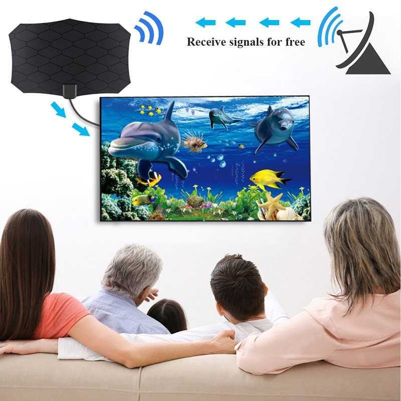 Best Seller ! Powstro Antena TV Digital DVB-T2 25dB with Amplifier - TFL-D140