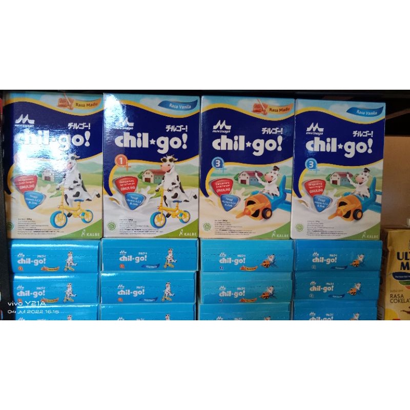 

susu chilgo 1+ & 3+ rasa madu&vanila kemasan 300g(25k)