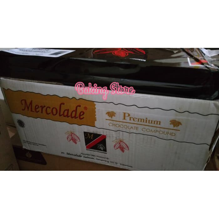 Mercolade Cokelat Putih Batang - Chocolate Compound Mercolade White 4x5kg - Gosend Only!!