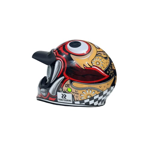 Helm Cakil JPX JP Signature Barong Merah RANS Super Black Hitam Glossy ORIGINAL