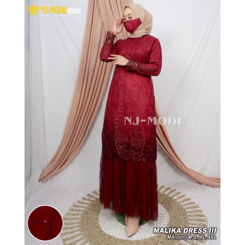 COD gamis tutu premium/gamis tulle terlaris