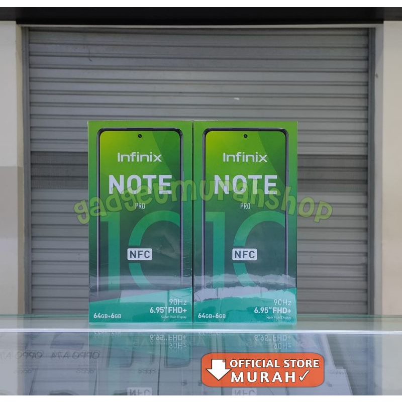 INFINIX NOTE 10 PRO 6/64 GARANSI RESMI TERMURAH