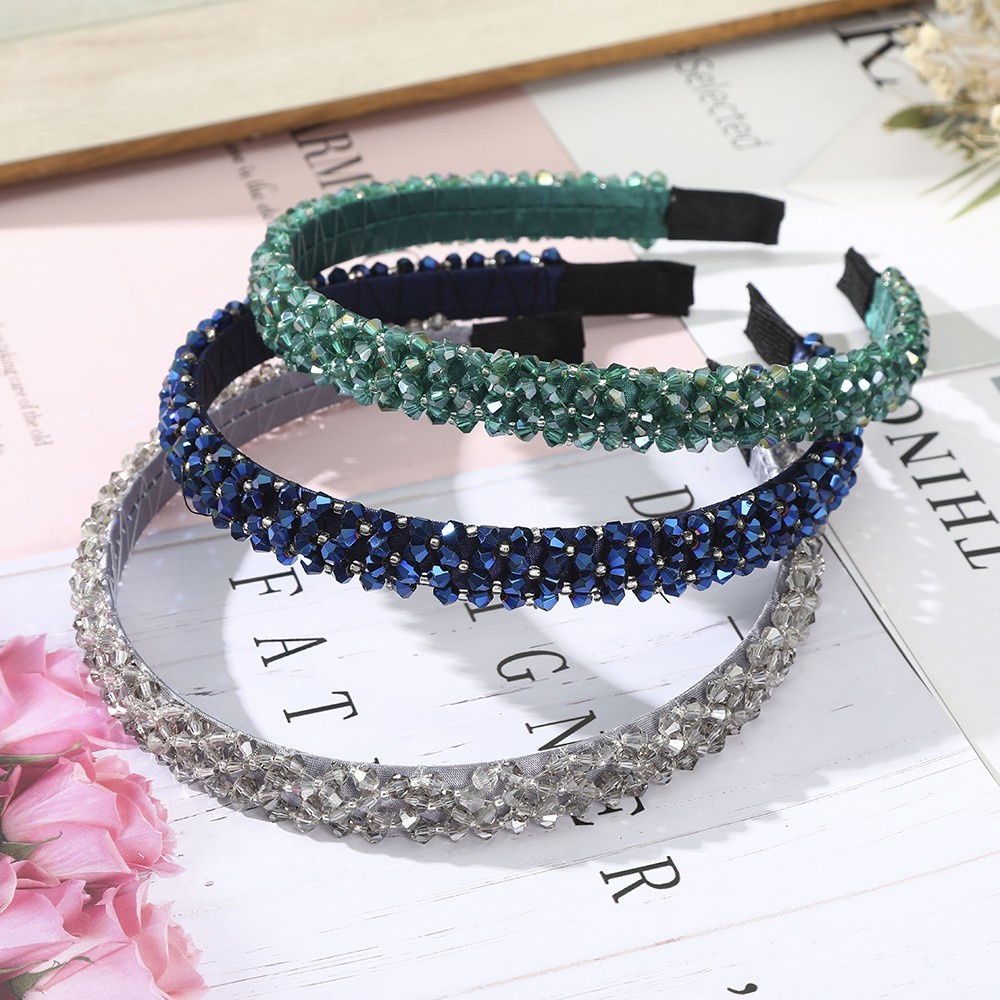 Korean Crystal Headband Fashion Temperament Hairband for Women Hair Accessories