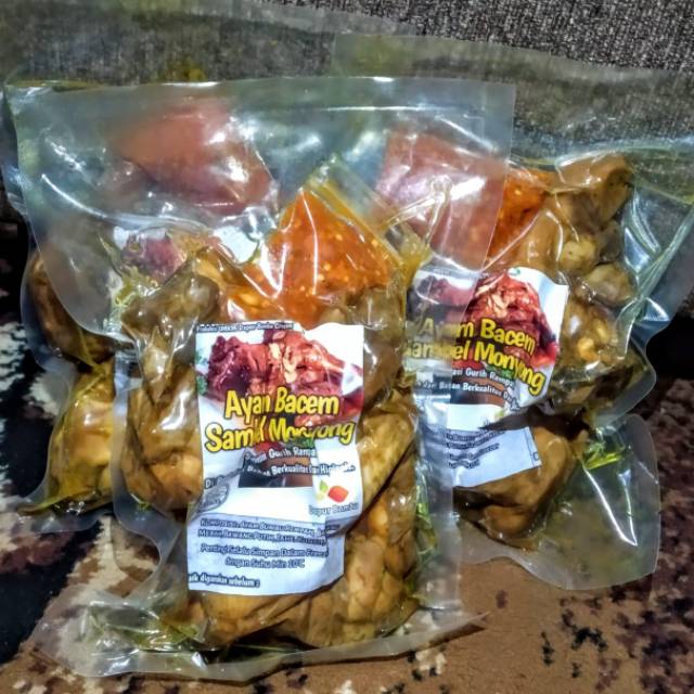 

Ayam Bacem Sambel Monyong/Ayam Bacem 1 ekor potong 8/FrozenFood