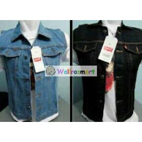 Zgt1 Rompi Levis / Jeans /Jaket Rompi Denim / Vest Levi'S / Bikers Lekmong M24X