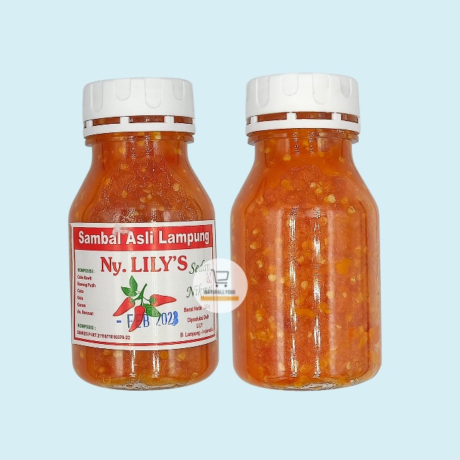 Sambal Lily lily lampung asli 100% 350ml