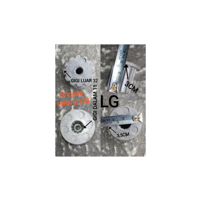 INTI GIGI PULSATOR GIGI 11 UNTUK LG dll