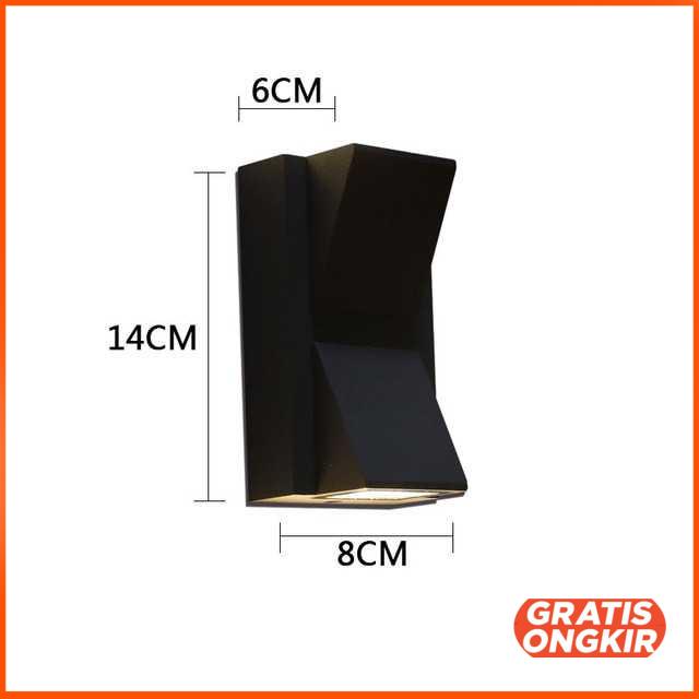 Lampu LED Dekorasi Rumah Waterproof Warm White 6W - WD079