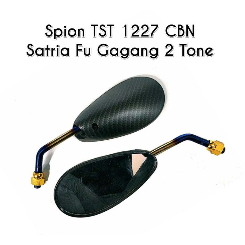 spion Satria Fu carbon gagang 2 tone