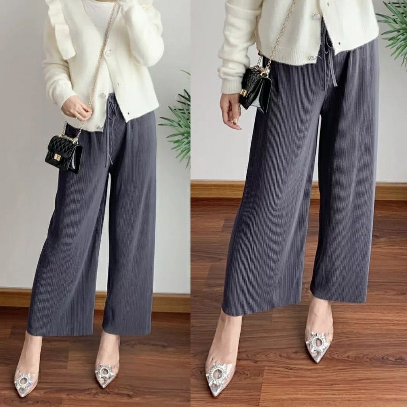 KULOT PLISKET TALI LIDI//KULOT PLISKET LIDI//CELANA KULOT PLISKET