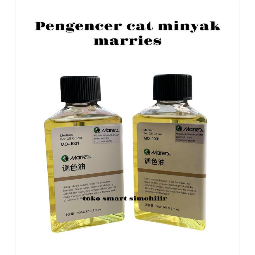 PENGENCER CAT MINYAK MARIES/ PAINYING MEDIUM FOR OIL COLOUR