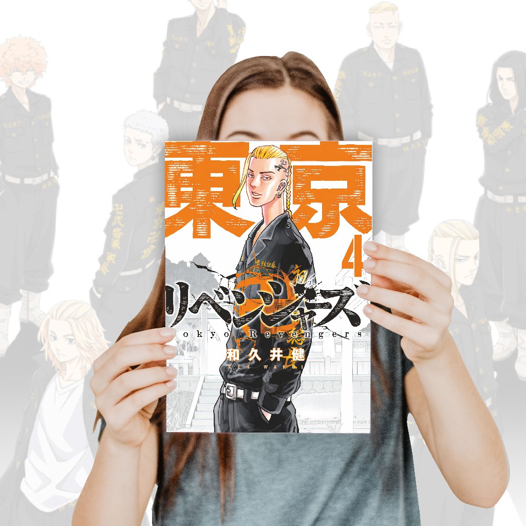 Poster Anime Tokyo Revengers Koleksi A4 - Takemichi Mikey Draken Baji Kazutora-4 TR