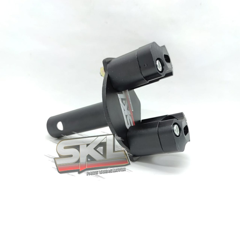 Adaptor Stang Cnc Dudukan Stang Matic Bebek Universal Honda Yamaha Dan Suzuki Stang Trondol Cnc