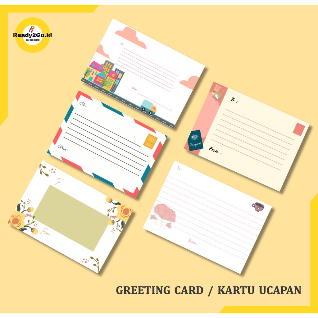 

Kartu Ucapan Kosong / Blank Greeting Card / BLank Card
