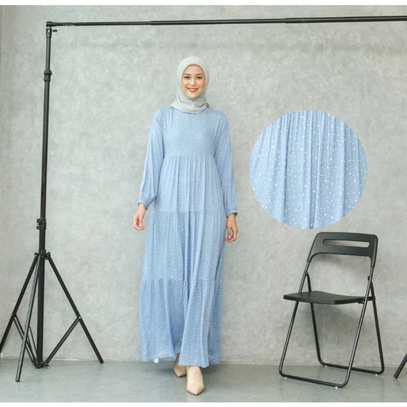 Le Khari - Zamora Dress - Gamis Busui - Gamis Rayon Viscose - Homedress