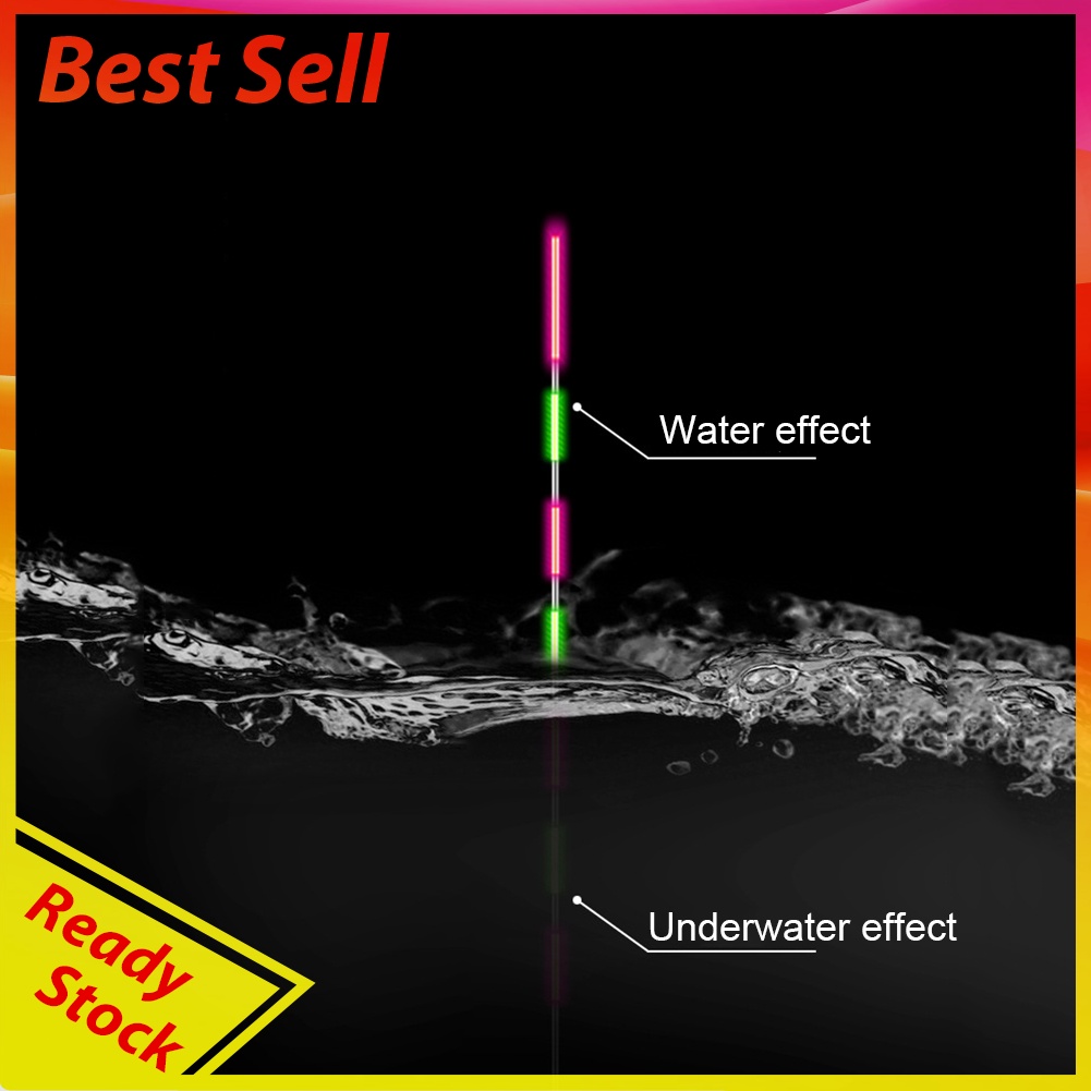 Nano Electronic Fishing Float Bite Alarm LED Light Fishing Luminous Buoy